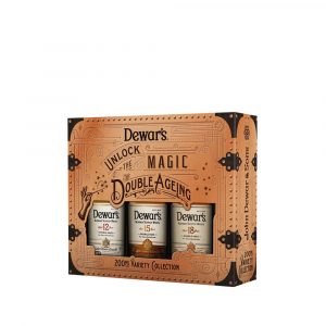 Whisky Estuche 3 miniaturas whisky escocés Dewar’s 12, 15 y 18 años